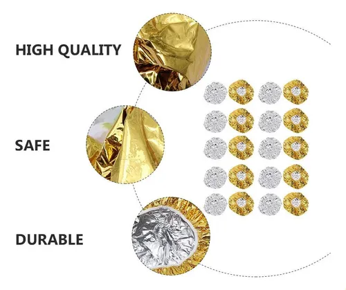 Baño De Papel De Aluminio Elástico Desechable Para Peinar