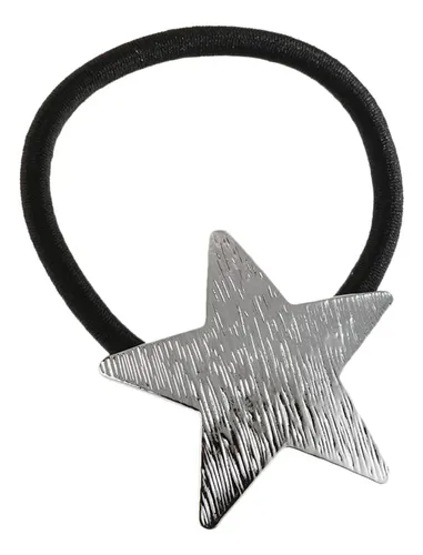 Diadema Elástica, Accesorio Para El Cabello, Color Plateado