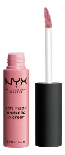 Labial Nyx Metálico Cremoso Soft Matte Lip Cream 6.7 Ml Milan