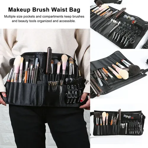 * Bolsa De Cintura Para Brochas De Maquillaje Con !
