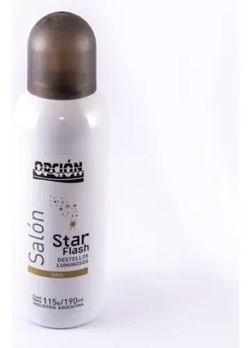 Spray Star Flash Opcion Purpurina Oro Cabello X 115gr