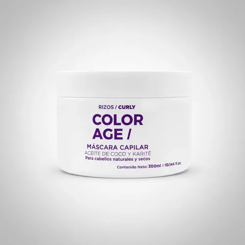 Máscara Capilar Para Rizos Coco Y Karité Color Age 300ml