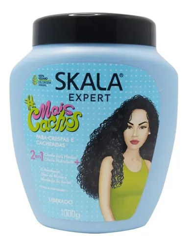Mascara Crema Skala Mais Cachos Rizos Rulos Ondas X 2 U