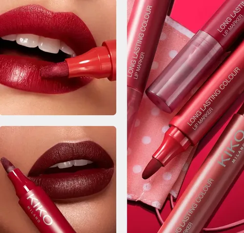 Labial Marcador Kiko Milano – Long Lasting Colour Lip Marker Color 109 – Natural Rose