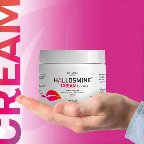 Crema Para Venas Hallosmine 113g – Diosmina, Hesperidina