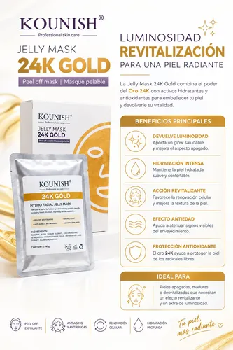 Mascarilla Facial X 5 Jelly Mask Surtidas Kounish Antiedad