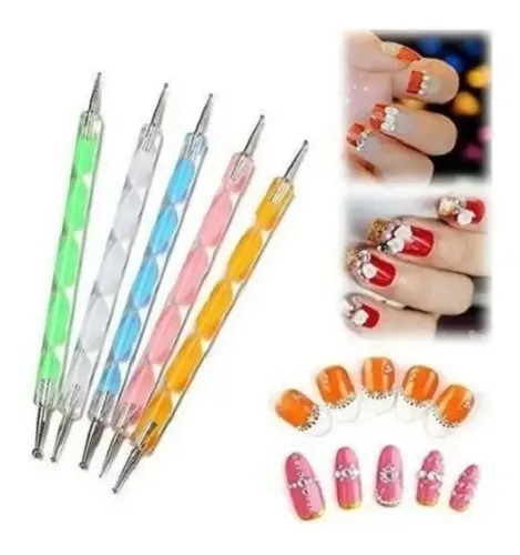 Kit De Decoracion Para Manicura Dotting Pintar Dibujar