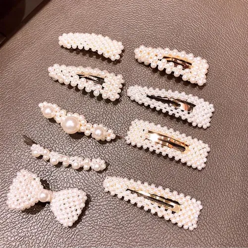 2 Lote De 100 Pinzas De Pelo De Metal Plateado De 50 Mm Con