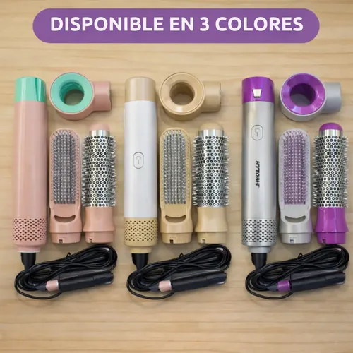 Secador De Pelo Profesional 5 En 1 Silencioso 1000w Viaje