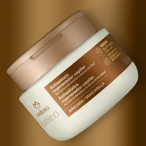Lumina Mascara Regeneradora Capilar Antiseñales Natura