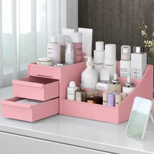 Organizador De Cosméticos De Escritorio Con Cajones Para Art