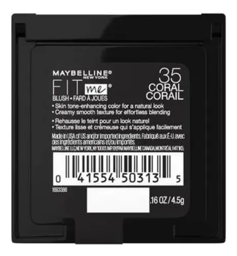 Maybelline fit me blush coral 4.5 gr