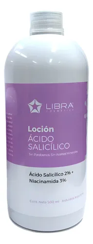 Loción Ácido Salicílico Libra 500ml Exfoliante Facial