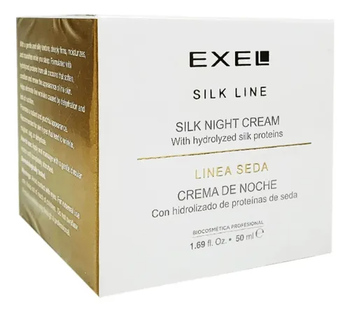 Crema Noche Exel Linea Seda Antiarrugas Manchas Antiage 50ml