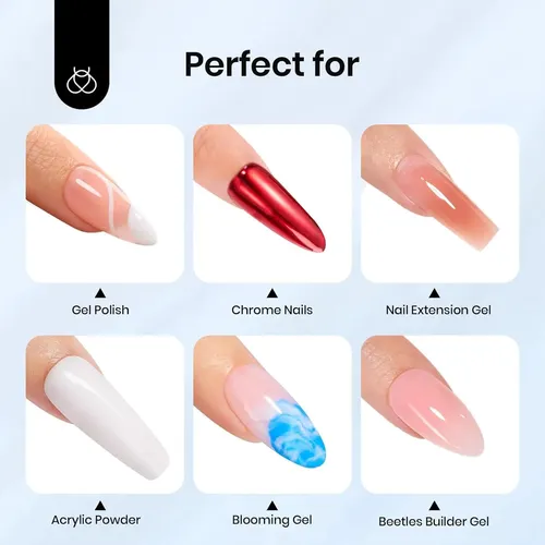 Top Coat Gel Beetles 15ml, Base Y Acabado Brillante Para