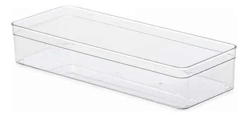 Organizador Modular Acrílico Maquillaje Cubiertos 40x15x7,5