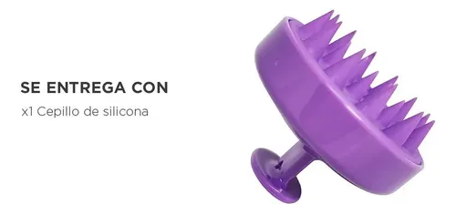 Cepillo Masajeador Capilar Shampoo Cabello Cuero Cabelludo