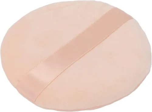 Esponja De Maquillaje Redonda De Terciopelo De Gran Tamaño P
