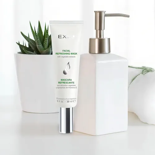 Exel Mascara Refrescante Con Extractos Vegetales X 30 Ml Tipo de piel Todo tipo