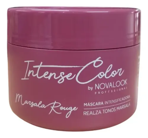 Máscara Intense Color Marsala Rouge Novalook+peine Desenredo