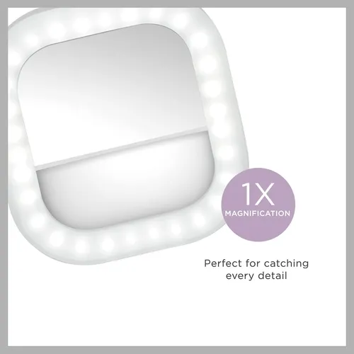 Espejo De Maquillaje Conair Con Luz Y Aro De Luz Para Selfie