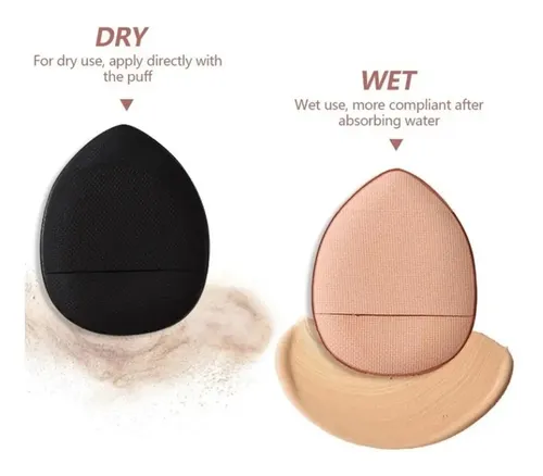 4u Mini Esponja Puff Para Dedos Corrector Base Maquillaje