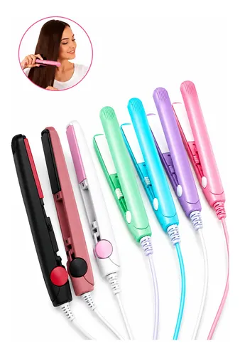 Mini Planchita Pelo Portátil Viaje Ceramica Viaje Portatil