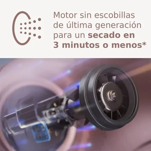 Secador De Pelo Philips Iónico Serie 8000 Bhd837 Motor Bldc