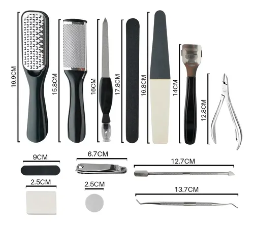 Set Para Pedicuria Podologia Callosidad Durezas Escofina