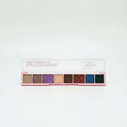 Paleta De Sombras Matte X 8 Colores Tejar (pack X3 Unid)