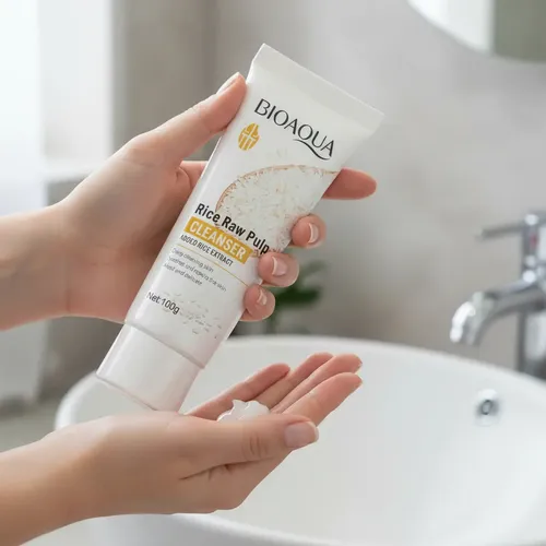 Jabón Limpiador Facial De Arroz Bioaqua