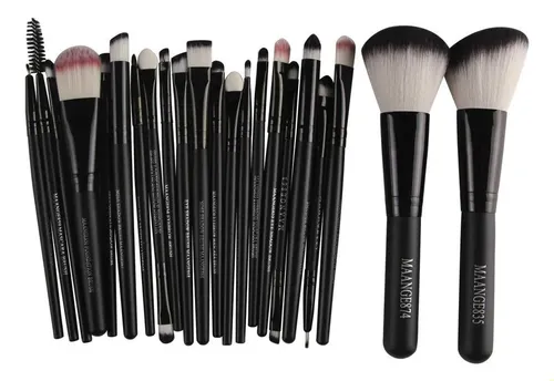 Set De 22 Brochas Y Brochas De Maquillaje Blusher Cosmetic E