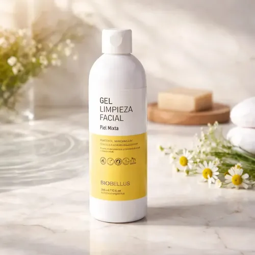 Gel Limpieza Facial Piel Mixta Manzanilla Biobellus 300ml