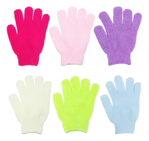 Guantes Exfoliantes Corporales Diswald & Co X6 Ducha Suave