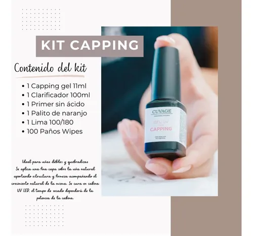 Kit Kapping Nivelador Uñas Gel Uv / Led –  Capping Cuvage