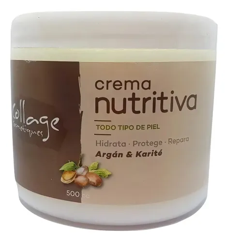 Crema Nutritiva Argan Y Karite 500g Collage Lefemme