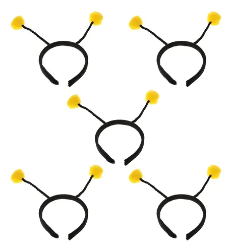 Diadema Con Antena Bee Alien, 5 Unidades, Para Cumpleaños
