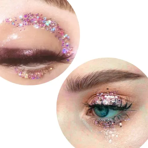 Delineador Liquido Gel Con Glitter Para Ojos Idi Makeup
