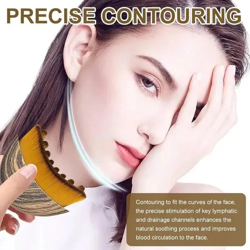 Cepillo Drenaje Linfático Para Rostro Y Cuerpo