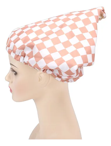 Gorro De Ducha Elástico Para Mujer, Reutilizable, 3 Capas, I