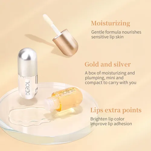 W Kit De Voluminizador Hidratante Para Labios Derol, W,