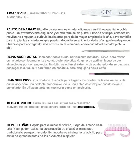 Kit Inicial X 14u Tejar Manicuria Esmalte Semi Cabina Led Uv