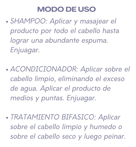 Shampoo Acondicionador Y Bifasico Rulos Pelo Seco Color Age
