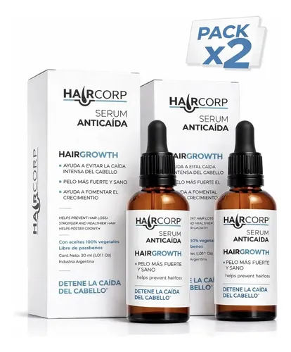 Haircorp Serum Anticaida X 2 + Masajeador Capilar De