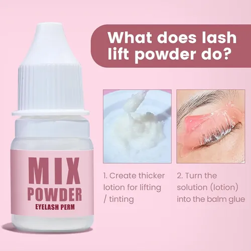 Lomansa Glueless Lift Powder, Polvo Para Lifting De Pestañas