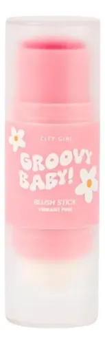 Rubor En Barra Groovy Baby City Girl Blush Stick Beauty X1u Vibrant Pink