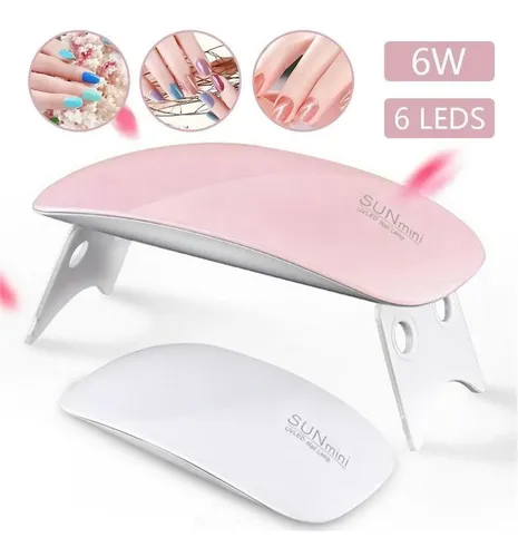 Mini Cabina Led Portátil Usb Esmalte Semipermanente Uv
