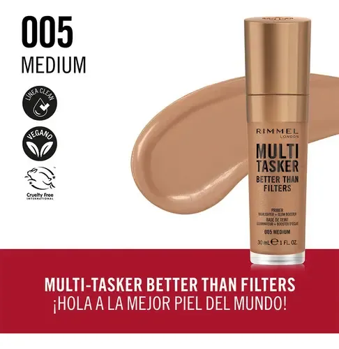 Base Maquillaje Rimmel Multi Tasker Better Than Filters 30ml