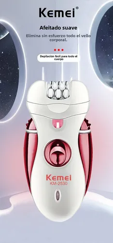 Depiladora Kemei 4 En 1 Luz Led Recargable Usb