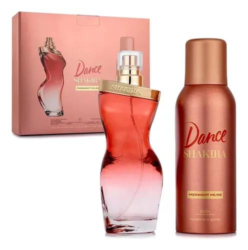 Perfume Shakira Dance Midnight Muse Edt 80ml Set Obsequio 3c